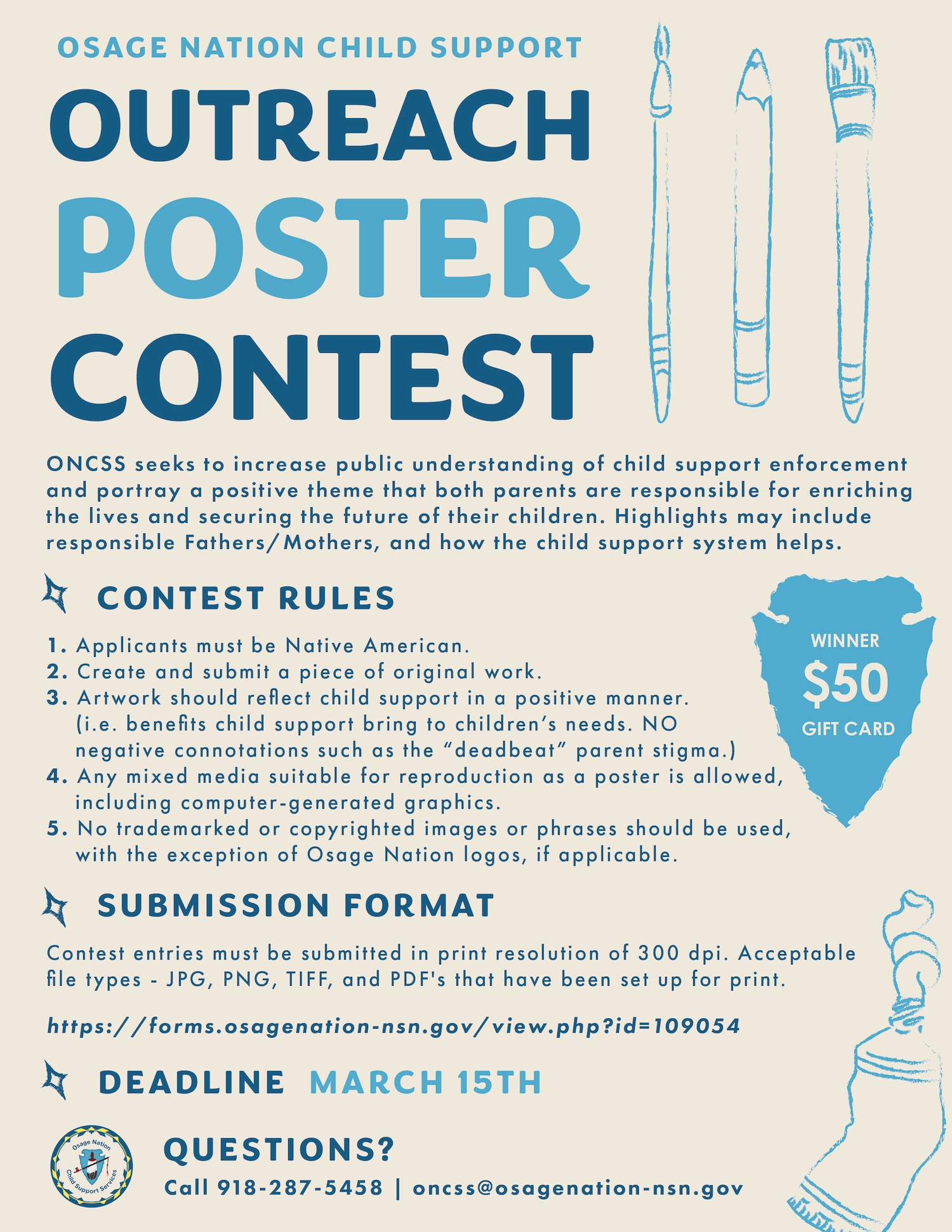 ONCSS Outreach Poster Contest