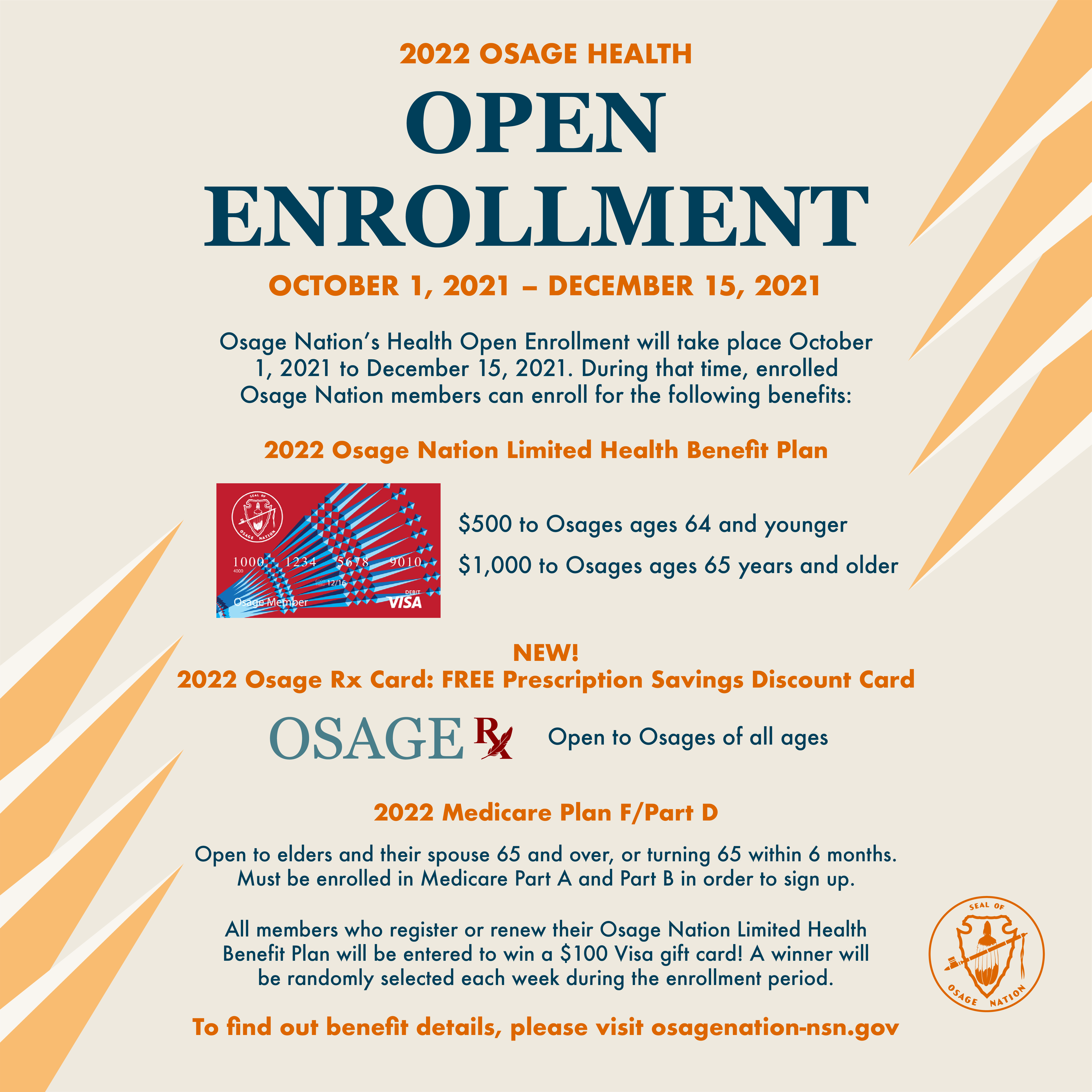 2022 Osage Health Open Enrollment