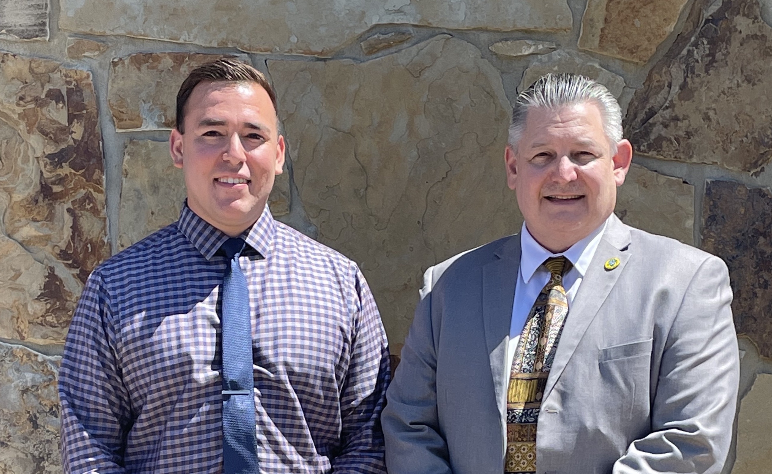 CEO Mark Rogers and Clinic Coordinator Kirk Shaw