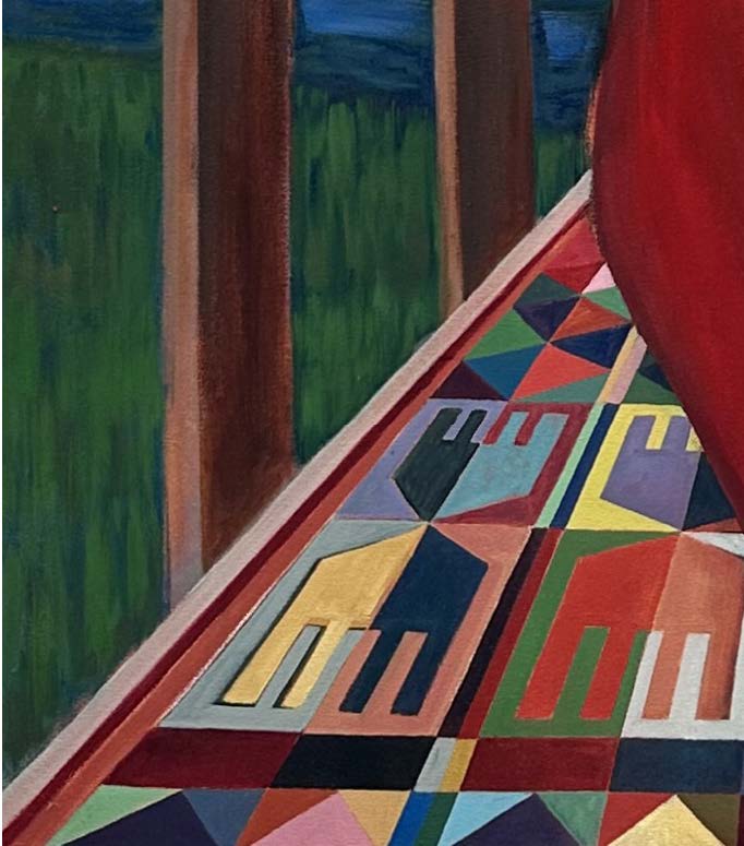 Detail from Renaissancing the Osage, 2018-2020. Image courtesy of the artist. Detail from Renaissancing the Osage, 2018-2020. Image courtesy of the artist.