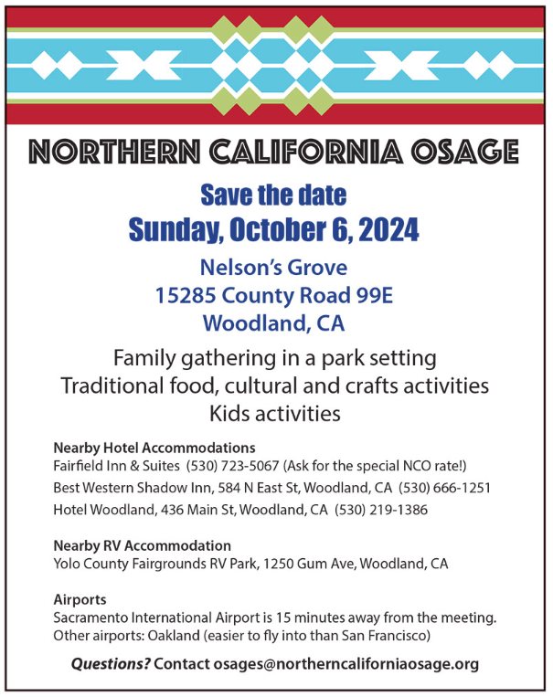 Northern California Osage Gathering