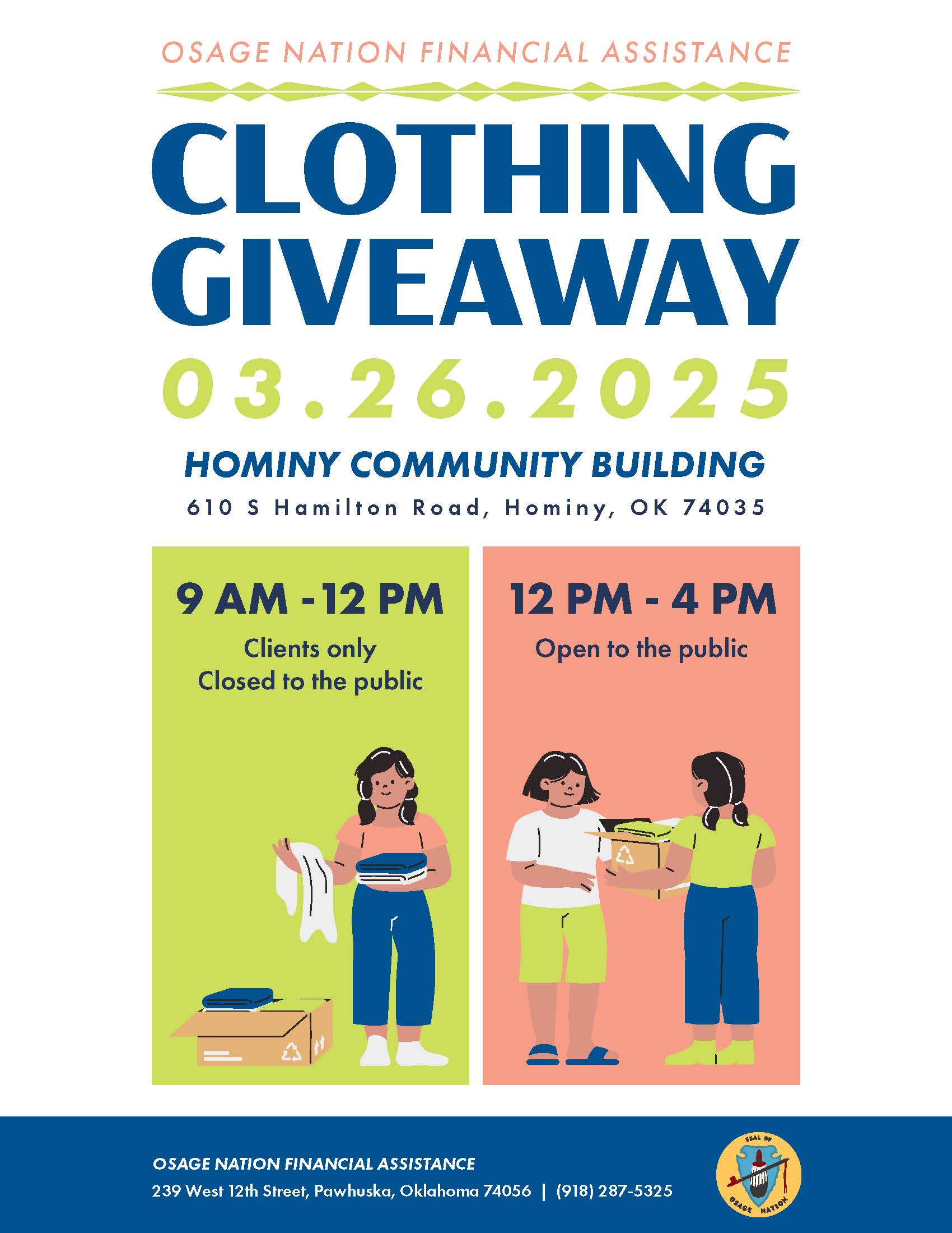 clothing giveaway