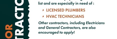 Housing Call for Contractors