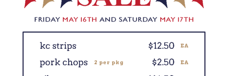 Memorial Day Sale