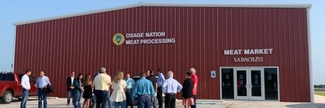 State and Tribal leaders tour Butcher House Meats.