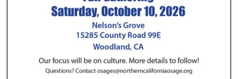 Northern California osage event
